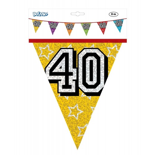 BANDERIN PL 40 MULTI HOLOGRAFICO 8MT