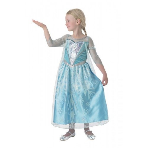 L DISFRAZ 7A8AÑOS ELSA FROZEN PREMIUM