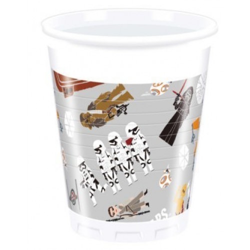   8 VASOS  STARWARS FORCE 200ML