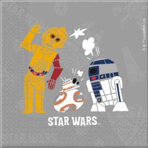   20 SERVILLETAS STAR WARS 33CM