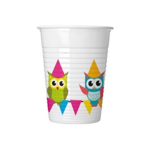  PAQ.8/U VASO AMIGO BUHO 200ML