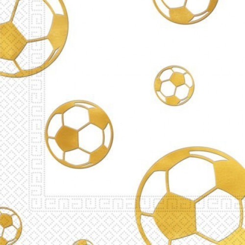 $E   15 SERVILLETAS BALON DE ORO
