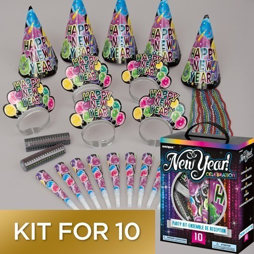 KIT 10 PERSONA COTILLON NEW YEAR