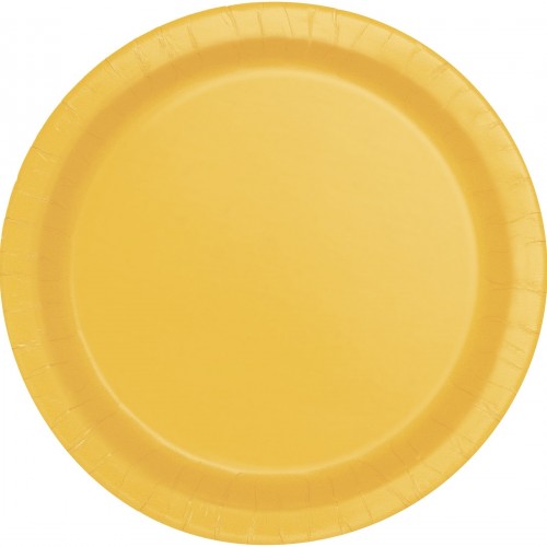   PAQ.8/U PLATO AMARILLO 22,86CM