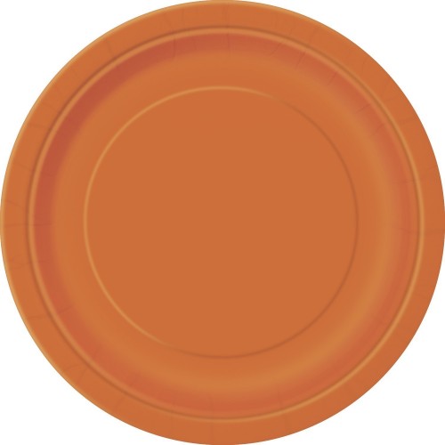   $E PAQ.8/U PLATO NARANJA 22,86CM