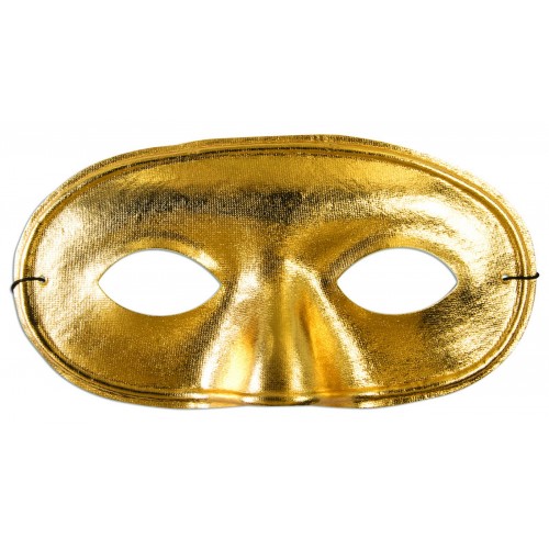   ANTIFAZ DOMINO TELA METAL ORO