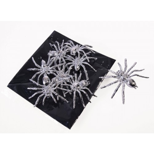PAQ.8/U ARAÑA METAL PLATA