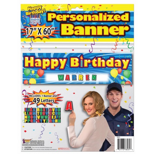 BANDA PERSONALIZABLE HAPPY BIRTHDAY