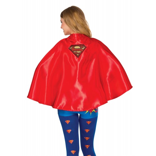 L CAPA ADULTO ROJA C/INSIGNIA SUPERMAN