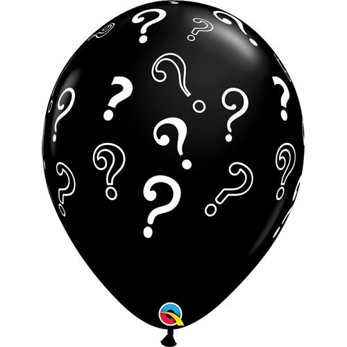 50 GLOBOS 16" LATEX  NEGRO  INTERRO
