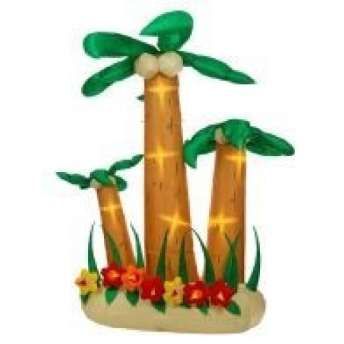 SET 3 PALMERA HINCHABLE LUMINOSA