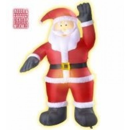 PAPA NOEL HINCHABLE LUMINOSO 244 CM