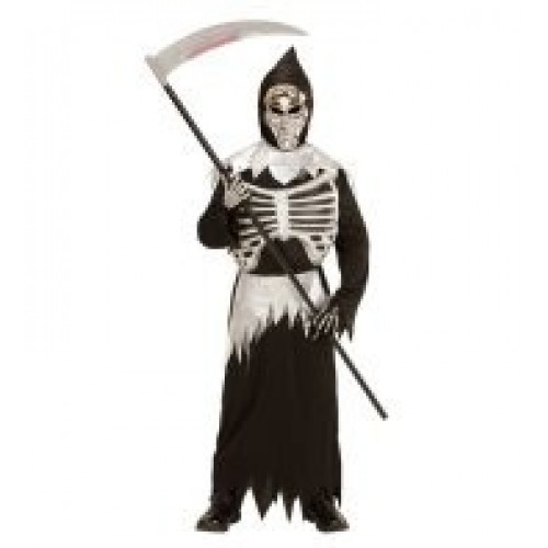 DISFRAZ 8A10AÑOS TUNICA CALAVERA TORAX