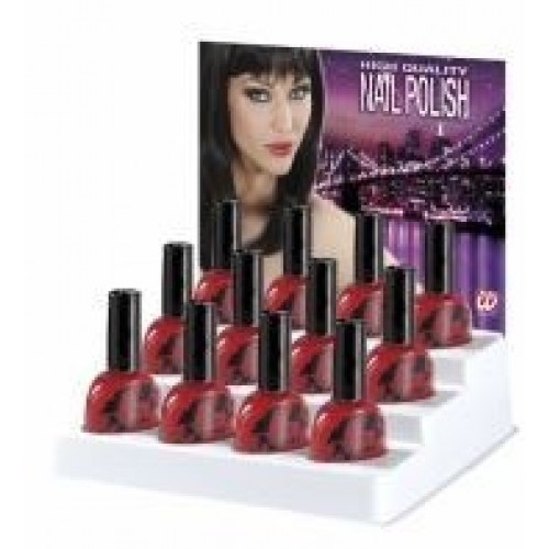 $D   ESMALTE UÑAS ROJO 7ML