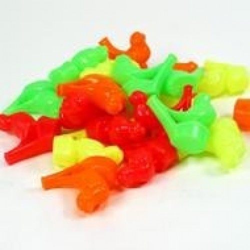 6 SILBATOS CANARIO AGUA COL.SURT
