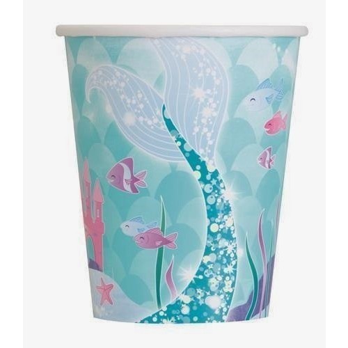  PAQ.8/U VASO SIRENA 266ML