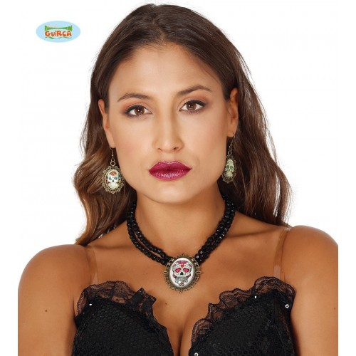 $D  SET COLLAR PENDIENTES DIA MUERTO