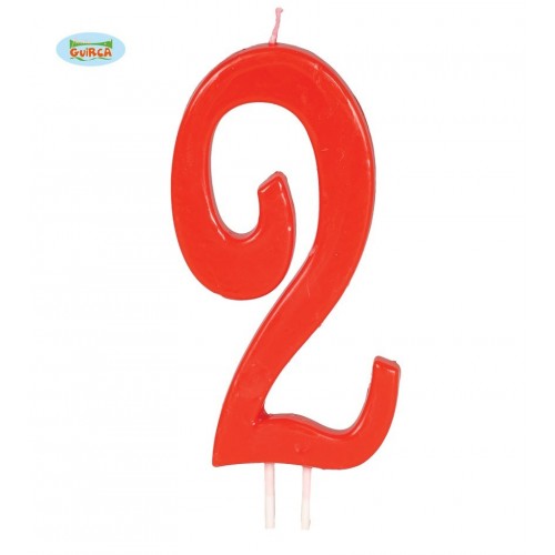    BLISTER VELA ROJA N2 12CM