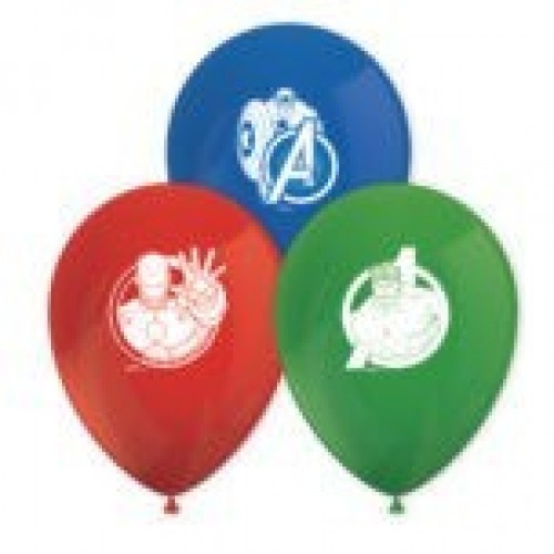   8 GLOBOS 11" LOS VENGADORES