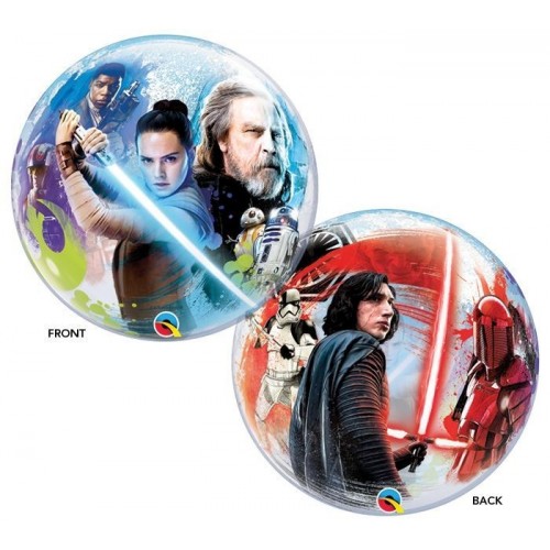 GLOBO 22" BURBUJA STAR WARS