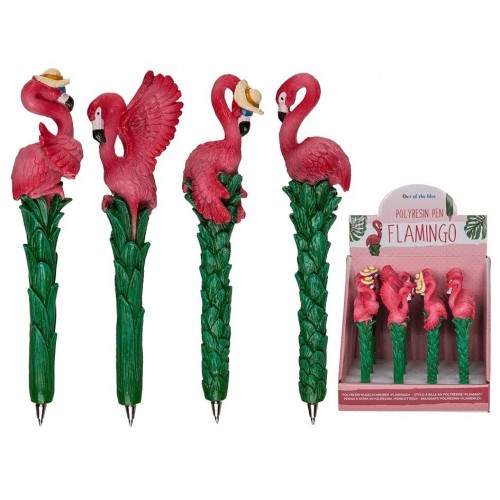 BOLIGRAFO POLIRESINA FLAMENCO 17CM