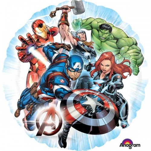 $D   GLOBO 18" FOIL RND AVENGERS