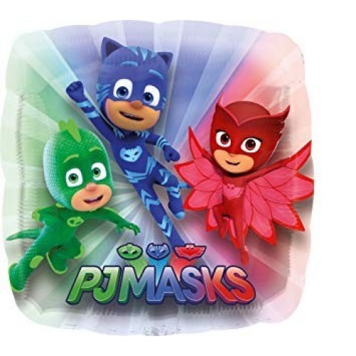   GLOBO 28" FOIL CUADR. PJ MASKS