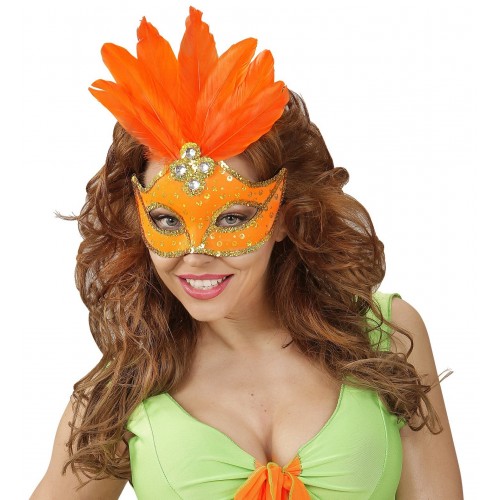   MASCARA BRASIL NARANJA FLUOR