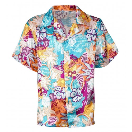 CAMISA T-S RASO HAWAIANA ADULTO