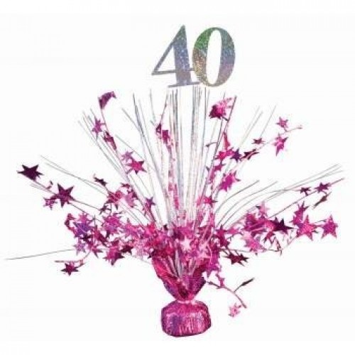 PESO CENTRO MESA CASCADA N40 ROSA