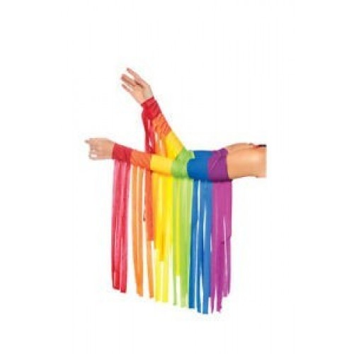 MANGAS FLECO LARGO ADULTO ARCO IRIS