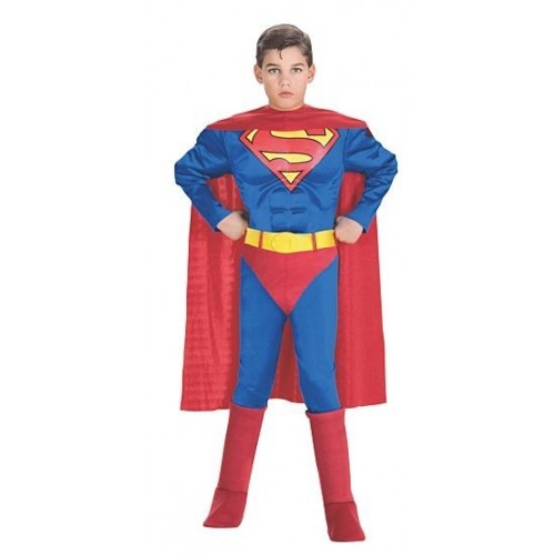L DISFRAZ 1A2AÑOS SUPERMAN MUSCULOSO