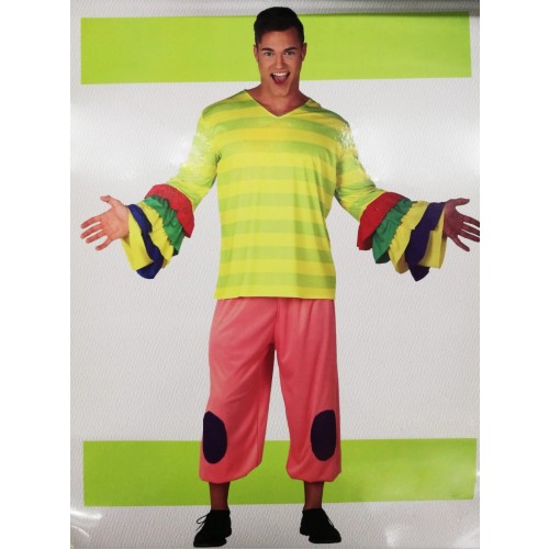 $D DISFRAZ T-L CUBANO CAMISA A RAYAS