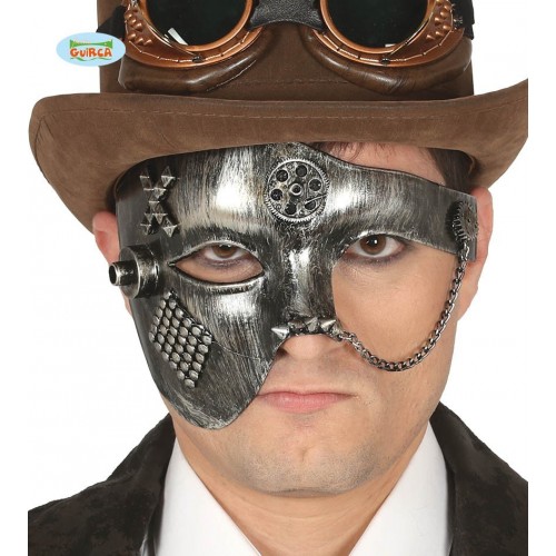   $D CARETA STEAMPUNK PLATA