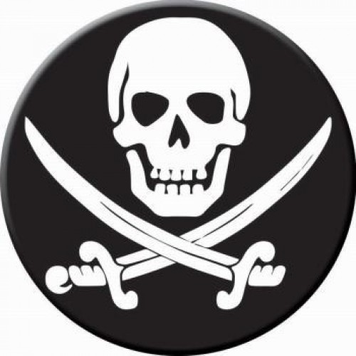 APLIQUE CALAVERA PIRATA
