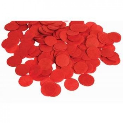   CONFETI PAPEL SEDA CIRCUL ROJO 22GR