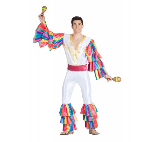 DISFRAZ T-XL RUMBERO BLANCO