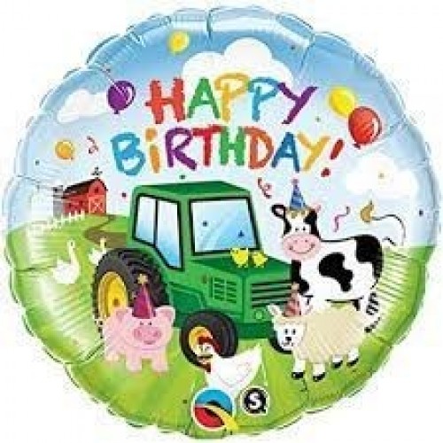   GLOBO 18" FOIL H.BIRTHDAY GRANJA