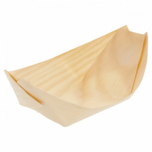 100/U BARQUITA HOJA PINO 14X8X2