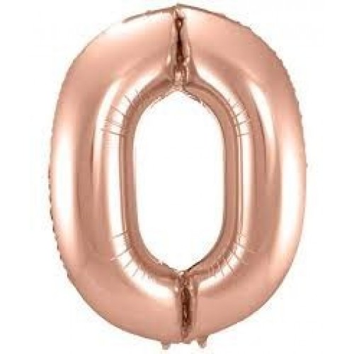  GLOBO 34" FOIL FO N0 META ROSA ORO