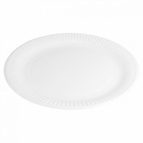 $E 50 PLATOS CARTON BLANCO BIO 23CM
