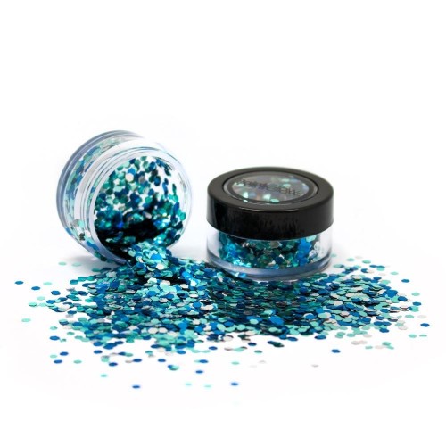 BOTE LENTEJUELA HOLOG.NEON AZUL 3G