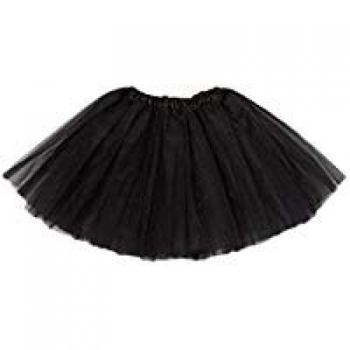   TUTU MINI INFANTIL NEGRO 20CM