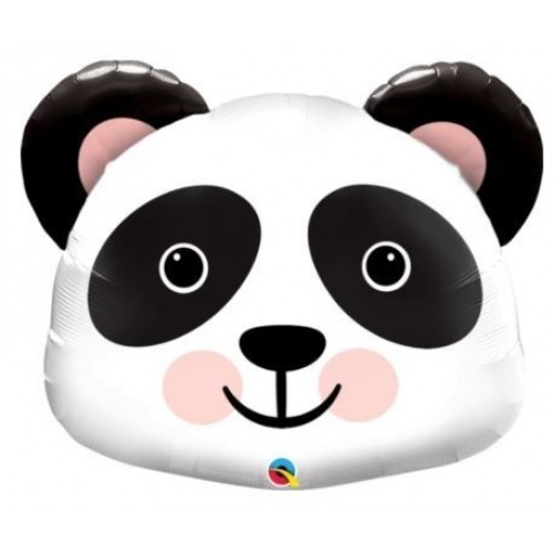 GLOBO 31" FOIL  FORMA CABEZA OSO PANDA