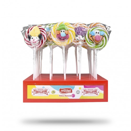 MIDEL PIRULETA ARTESANA PAYASO 60G