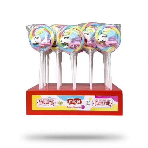 MIDEL PIRULETA ARTESANA UNICORNIO 60G