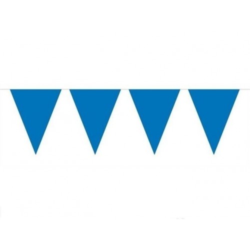   MINI BANDERIN TRIANGULO AZUL 3MT