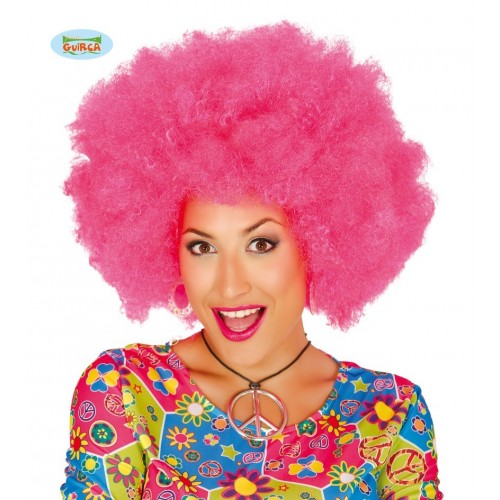   PELUCA AFRO ROSA EXTRA