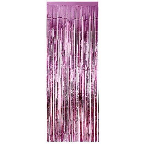   CORTINA FLECO METAL ROSA 1X2,40M