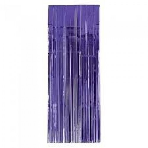  CORTINA FLECO METAL VIOLETA 1X2,40